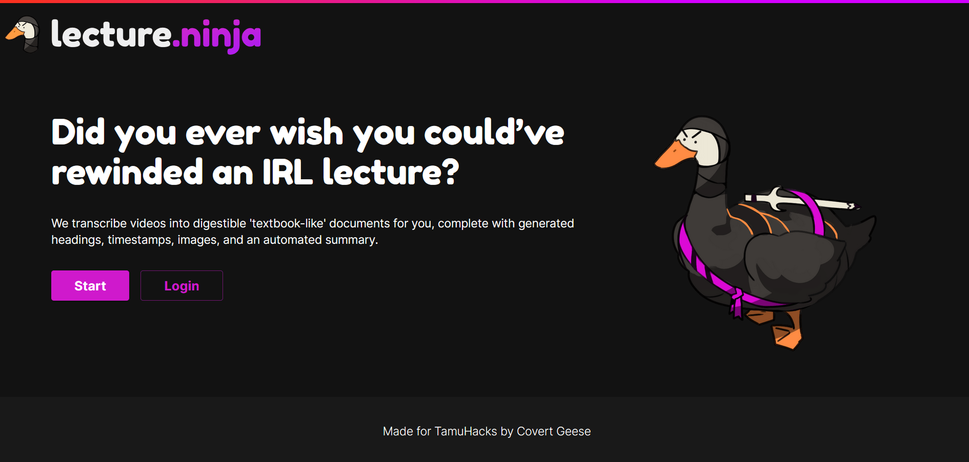 Lecture Ninja logo